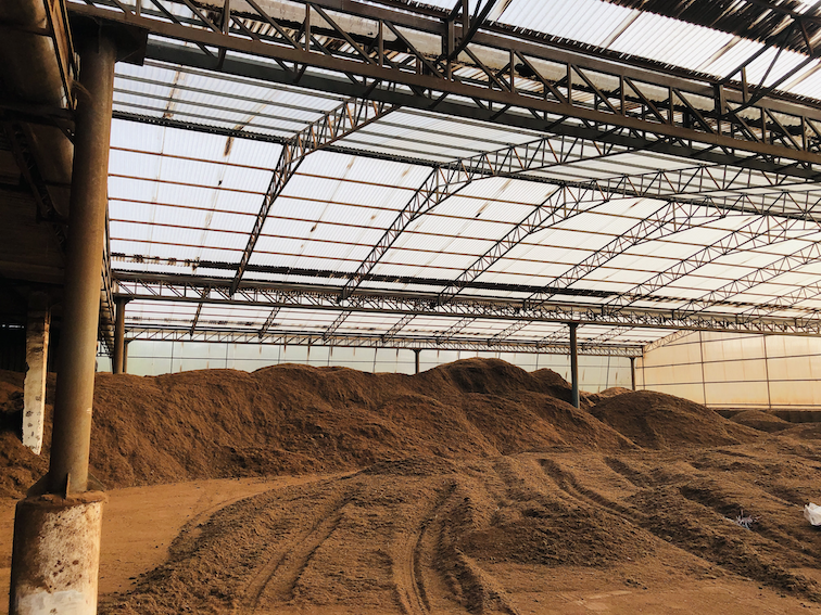 Coir factory interior